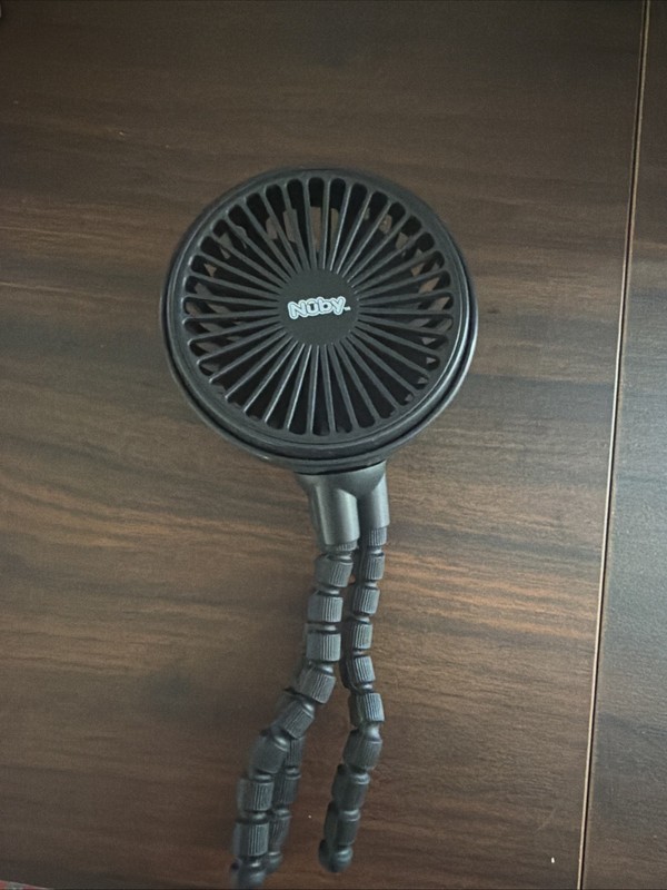 Nuby Stroller Fan Black Baby Fan