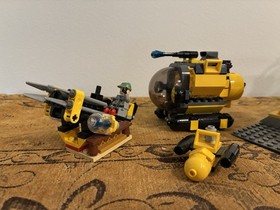 LEGO Aqua Raiders: Aquabase Invasion (7775) - No Mini Figures 98% complete Set