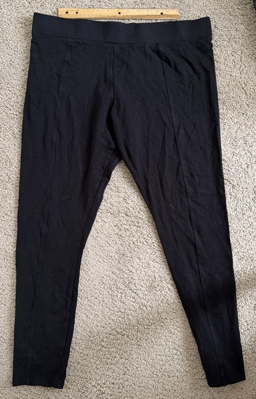 Philosophy Republic Leggings Women's XL 36 x 27.5" Black Stretch Pants
