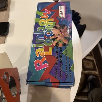 Rainbow Loom Bracelet Making Kit Crafts Kids Hobby 600+ Latex Free Rubber Band