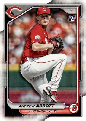 2024 Bowman Andrew Abbott #70 RC Cincinnati Reds