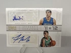 12-13 NATIONAL TREASURES NIKOLA VUCEVIC VS FAB MELO /25 ROOKIE DUAL AUTO MINT