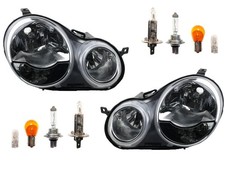 Scheinwerfer Set Halogen passend für VW Polo 9N mit Leuchtmitteln LR 01- 05
