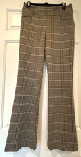 SOHO Pants Pull On Plaid Stretchy Size Womens M