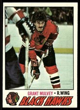1977-78 Topps Grant Mulvey #101 Chicago Blackhawks