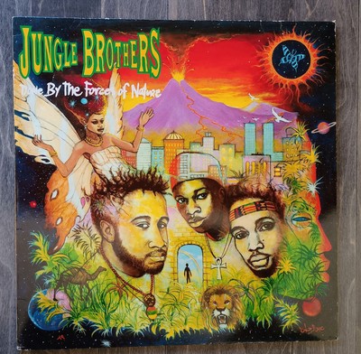 Jungle Brothers  Dine By The Forces Of Nature   1990 EU-   LP -        NM-/VG