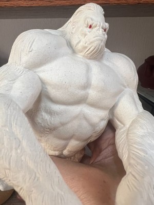 yixing accessories zisha tea pet King Kong decoration white Duan Clay gorilla