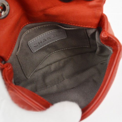 Chanel Red Coated Canvas Full Flap Shoulder Bag XX40752 - Picture 5 of 7