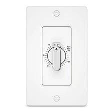 60 Minute Spring Wound Countdown Timer Switch for Bathroom Exhaust Fan, in-Wa...