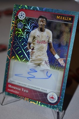 Moussa Yeo / 2025 Topps Merlin MO-JO / Autograph /75 Rookie RB Salzburg / TOP