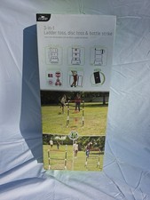 Crane 3-in-1 Ladder Toss,disc Toss And Bottle Strike. New.