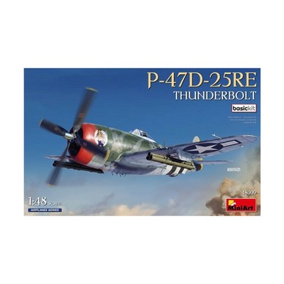 MiniArt Historical Models 1/48 P-47D-25RE Thunderbolt (Basic) New
