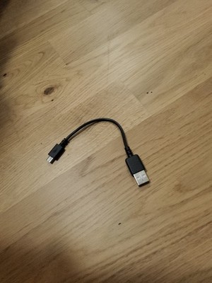 USB Micro Male to USB 2.0 Male 10cm Cable (Power Only)