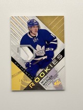 2016-17 UD SP Game Used Authentic Rookies Patch Mitch Marner /49 RC Leafs SP