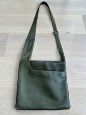 Radley Leather Crossbody Bag(Olive green Medium)