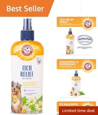 Calming Dog Itch Relief Spray - Refreshing Chamomile  Peppermint Scent, 8 Oz