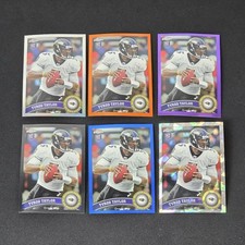 (6) 2011 Tyrod Taylor Topps Chrome Rookie Lot  Cracked Ice RC /149 Blue /199 