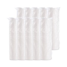 Dart 8JL 8-10 oz Hot/Cold Foam Cups Vented Plastic Lids 100/Pk, 10 Pk/Ct New
