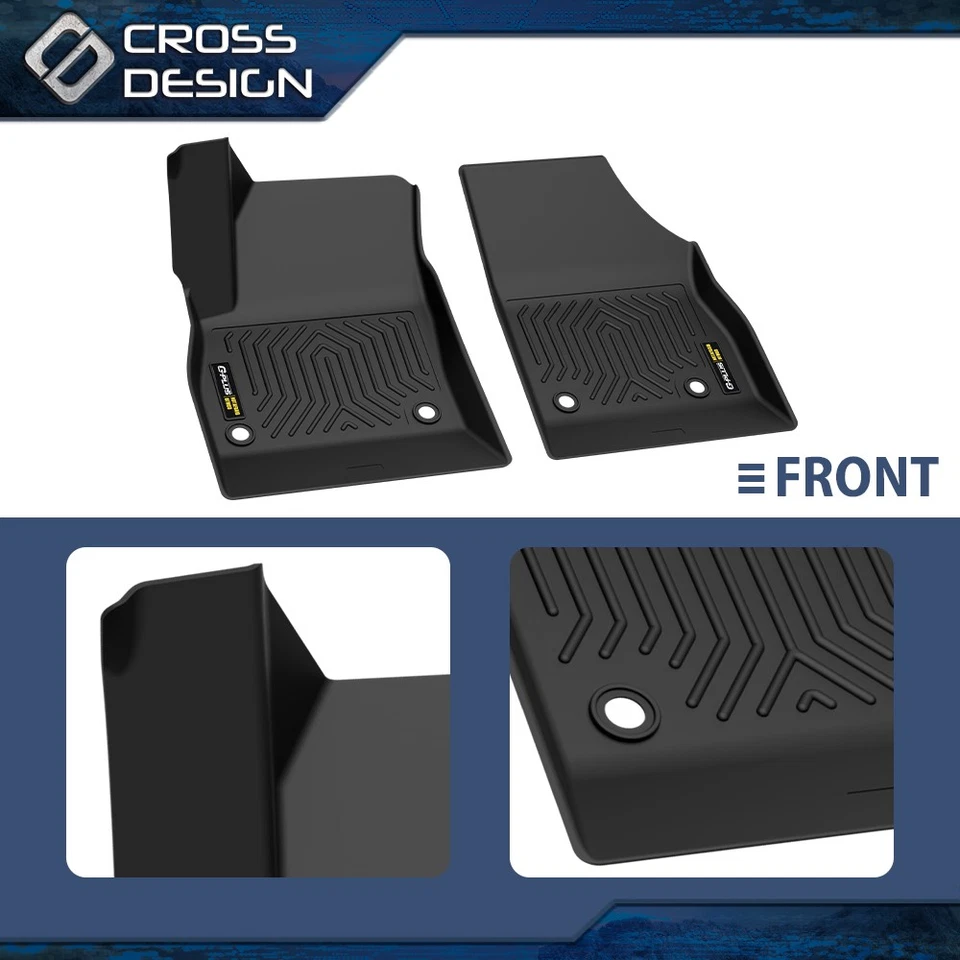 TPE Floor Mats Fit For 2016-2019 Chevrolet Cruze (Not Fit 2016 Cruze Limited) - Image 4 of 4