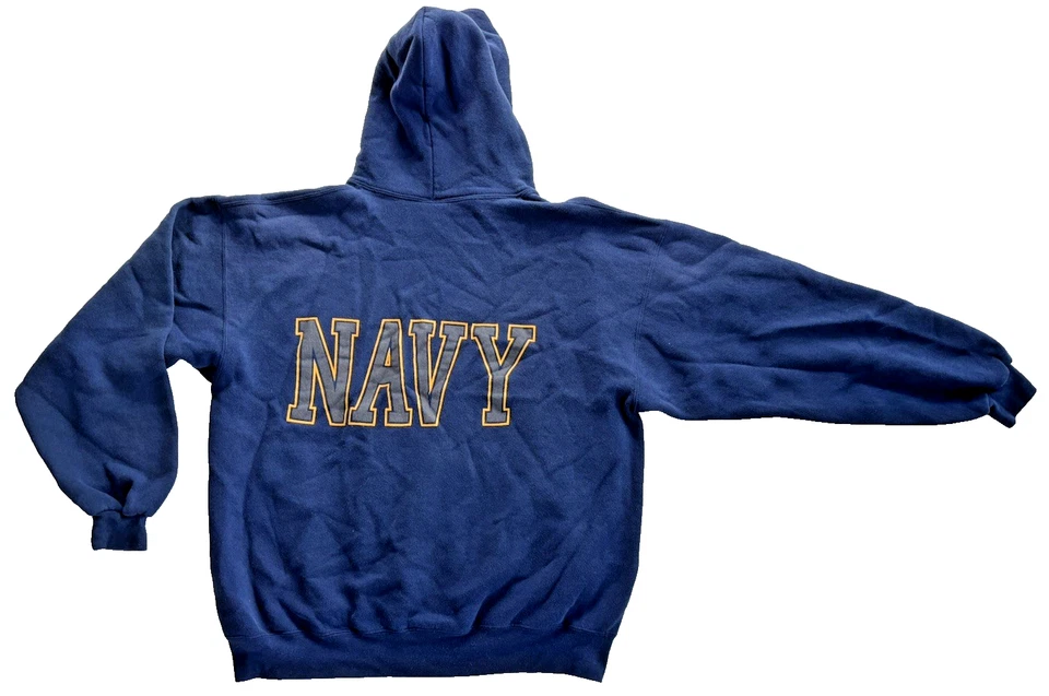 De Colección Soffe US NAVY Sudadera con Capucha Para Hombres M Azul Pullover Sudadera PT Emitido Uniforme Foto 2 de 3