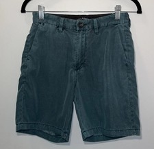 Billabong Green Chino Shorts Submersible Youth 25 NWOT