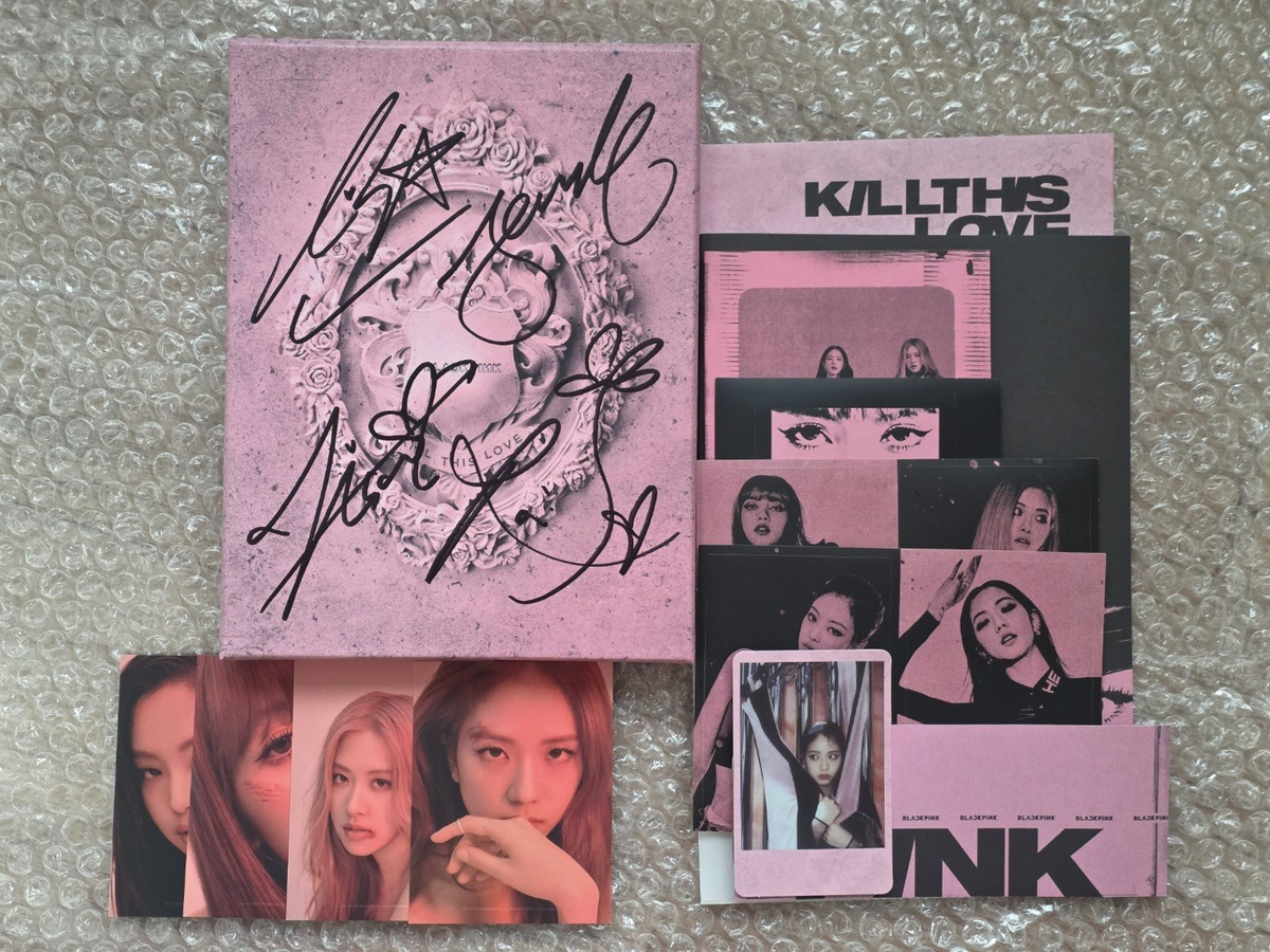 Yg Blackpink KILL THIS LOVE Album Autographed Hand Signed | eBay