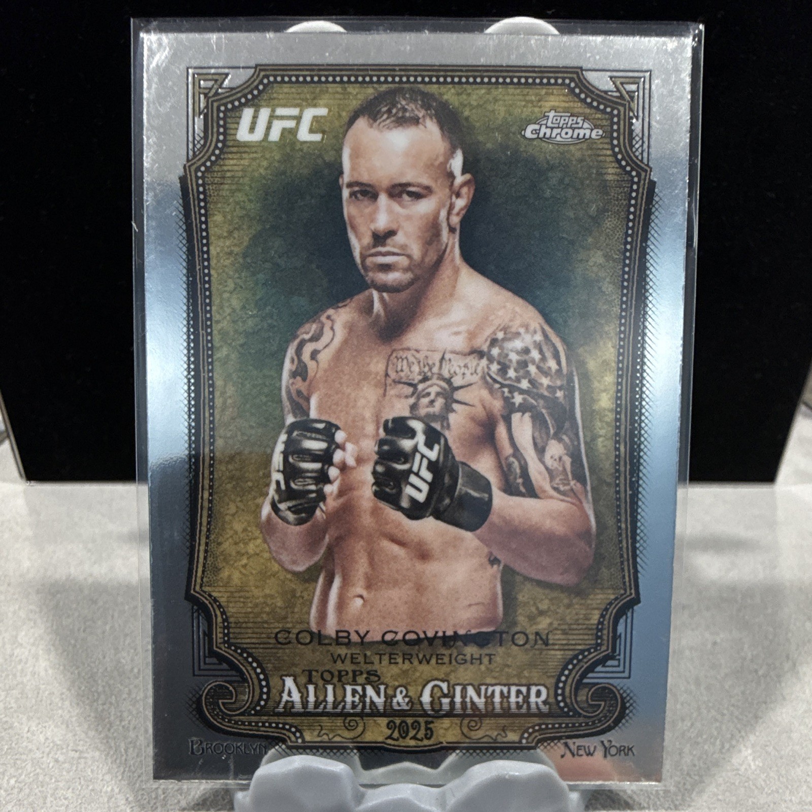 Topps 2025 Chrome UFC Allen & Ginter Worlds Champions #AG-20 Covington