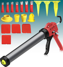 20 Oz Sausage Caulk Gun, One-Touch Drip-Free  Effortless  Professional Design