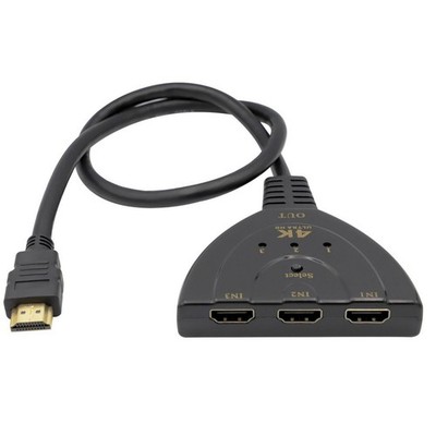 2.97Gbps 4K 1080P HDMI 3 Port HD Converter Auto Video Switcher For PS4 PRO XBox