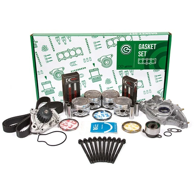 Kit de reconstrucción de motor de revisión para 88-91 Honda Civic CRX 1.6L D16A6 SOHC Foto 2 de 4