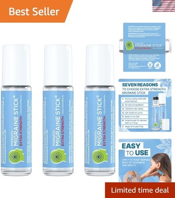 Minty Fresh Migrastil Migraine Stick - Natural Essential Oil Relief Roll-On