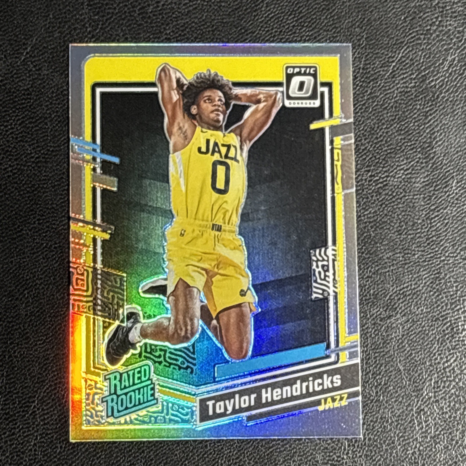 2023-24 Panini Optic Rated Rookie 🏀 Taylor Hendricks #233 Rookie Holo RCJazz! 