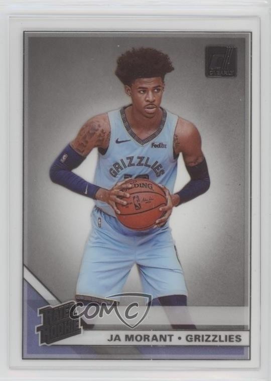 2019-20 Panini Clearly Donruss Rated Rookie Ja Morant #52 1pe9