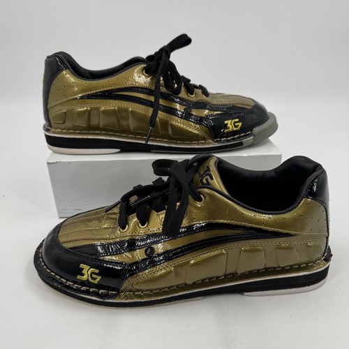 Scarpe da bowling uomo destrorse 3G Belmo Tour S oro nere taglia 12