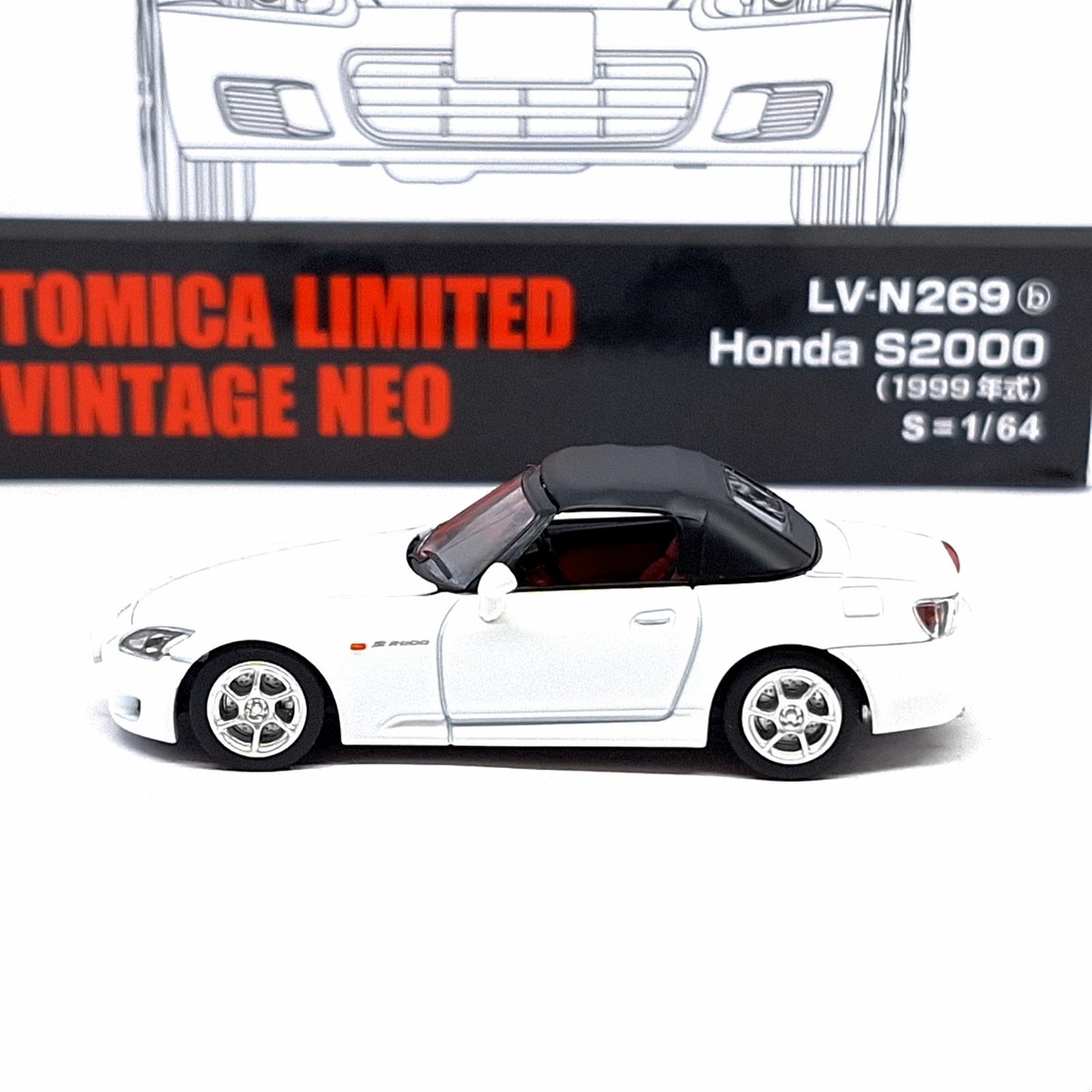 Tomica Limited Vintage NEO LV-N269b Honda S2000 1999 1/64 TOMYTEC