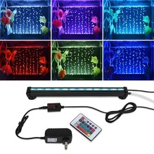 9.05 inch Submersible Aquarium Light, Fish Tank Light with Air Bubble Hole, R...