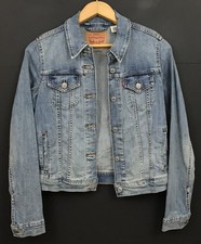Levi's Women's Blue Stretch Denim Trucker Jacket Size S