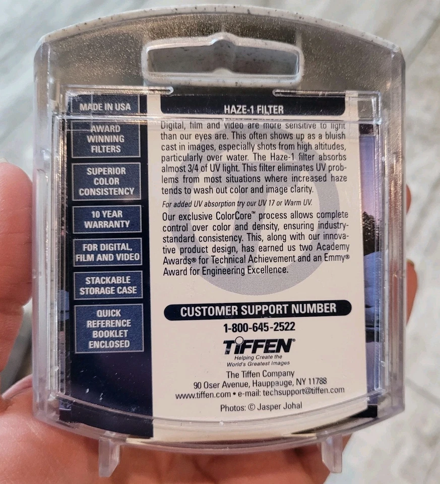 Tiffen 58 MM HAZE 1 UV FILTER + CASE - Image 3 of 4