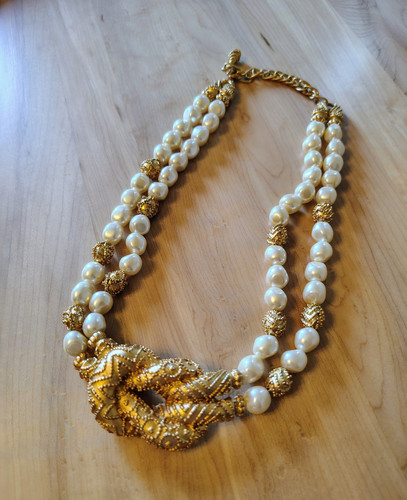 Vintage 1988 Franklin Mint Mary McFadden Etruscan Choker Necklace