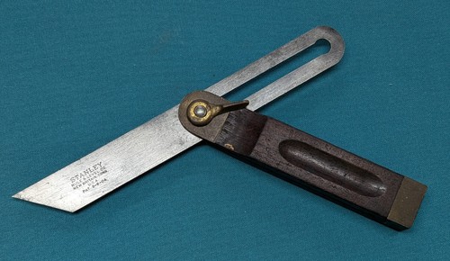 Vintage Stanley Rule & Level Co. 8" Sliding T-Bevel Square # 25 Pat'd 9-6-04