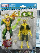 Classic Loki Marvel Legends Disney  Plus No Khonshu BAF Retro Re-Carded