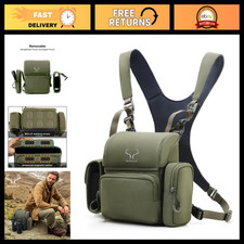 Binocular Harness Chest Pack with Rangefinder Pocket - Comfortable Bino Case