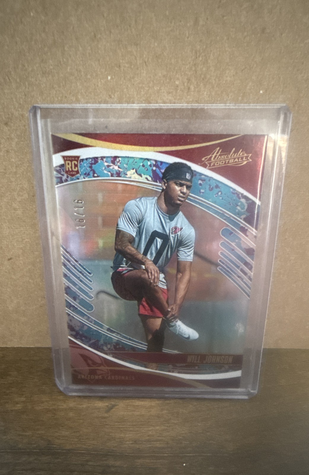 2025 Panini Absolute - Rookies Will Johnson #198 Spectrum Splash /16 (RC)