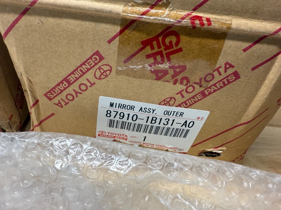 🔥Par de espejos retrovisores de puerta Toyota Supra MK4 1993-1998 DESCONTINUADO ¡RARO! Super White 040 Foto 4 de 4