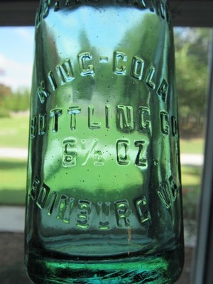 KING- COLA  Bottle - Edinburg, Virginia -  1922
