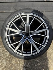 1x Genuine Audi Q7 SQ7 RS Performance 22" Diamond Cut Alloy Wheel 10J & Tyre