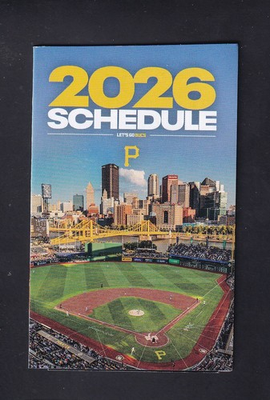 #ad #ad 2026 Pittsburgh Pirates Pocket Schedule PNC Bank $1.25