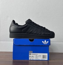 adidas Superstar II Triple Black Core Black Men  s 8.5/Women  s 9.5