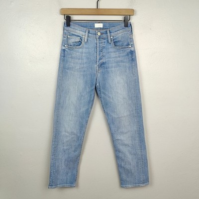 Mother The Tomcat Jeans Womens 25 It's Kinda My Thing Light Wash Straight Boho