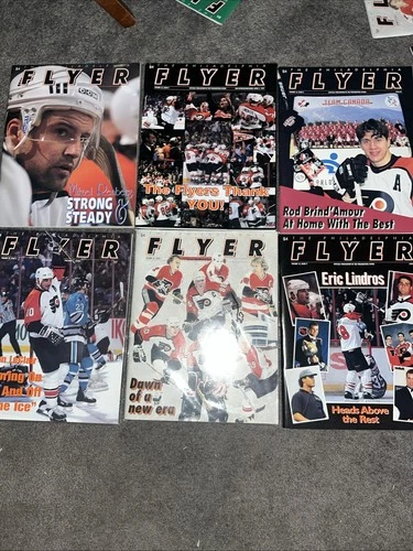 9 Different Flyers Magazines 